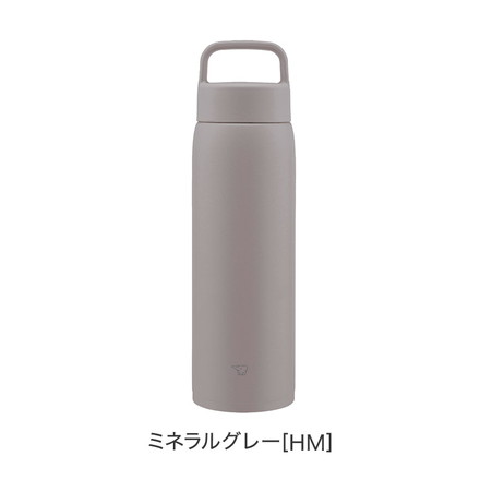 象印 シームレスせん ステンレスマグ 1L 1000ml SU-DA100 ハンドル付き 広口 水筒 ボトル パッキン一体型 ZOJIRUSHI ミネラルグレー[HM]