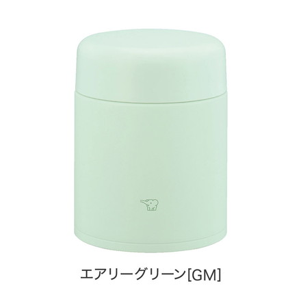 象印 シームレスせん ステンレススープジャー 400ml SW-LA40 真空二重構造 パッキン一体型 ZOJIRUSHI エアリーグリーン[GM]