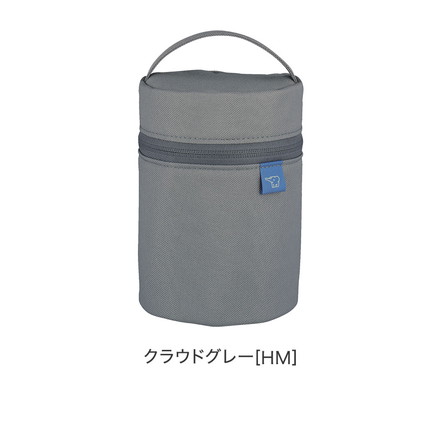 象印 スープジャーポーチ SW-PC01 丸洗いOK 撥水 持ち手 カトラリーポケット ZOJIRUSHI クラウドグレー[HM]