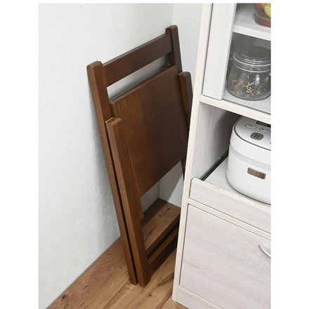 折りたたみチェア チェア 作業チェア 作業椅子 折りたたみ 収納らくらく 簡単収納 ブラウン 寝室 リビング 在宅ワーク リモート