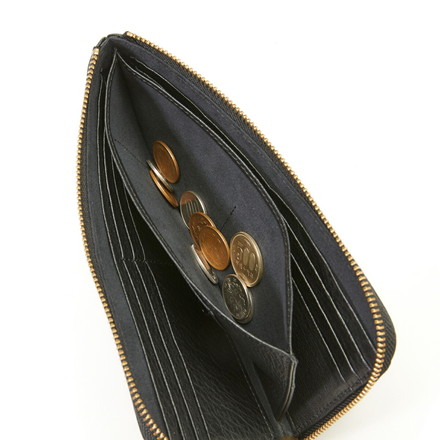 スロウ Deer Lzip long wallet 長財布 SLOW SO845K black GRAY(#15)