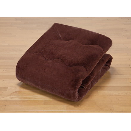 ラグ 7層構造 ぽかぽか マット 190×190cm ふんわり 発熱 蓄熱 断熱 遮熱 節電 省エネ 電気代節約 暖かい ブラウン リビング ラグマット