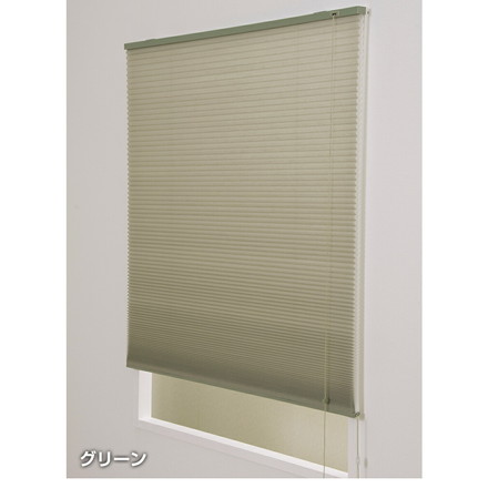 ハニカムプリーツブラインド 60×135cm シェード ブラインド ロール インテリア ハニカムプリーツブラインド アイボリー（L6313）