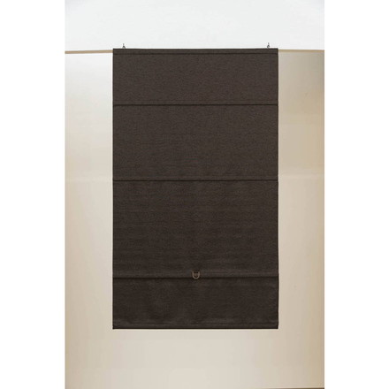 コードレスローマンシェード 遮光 W90×H120cm カフェカーテン スタイルカーテン 小窓 遮光ブラウン（L6175）