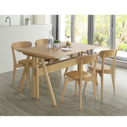 ダイニングチェア 回転チェア 天然木 タモ材 コンパクト スタッキングチェア 省スペース シンプル 椅子 いす イス