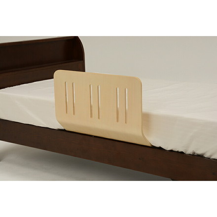 萩原 曲げ木ベッドガードNA LBG4297T-NA 布団ずれ防止