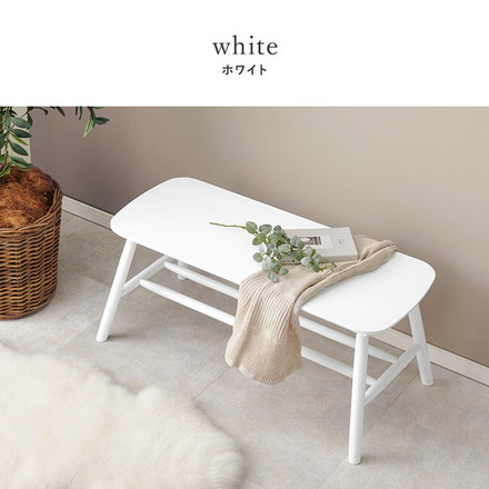 ダイニングベンチ 棚付き 91×44cm 高さ40cm 玄関ベンチ 天然木 ダイニングチェア 椅子 イス チェアー スツール 北欧 ライトブラウン