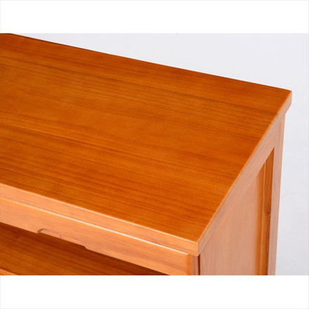 FAX台 ファックス台 収納 サイドチェスト リビングチェスト リビング収納 FAX台 鍵付き MFX-6232 ナチュラル