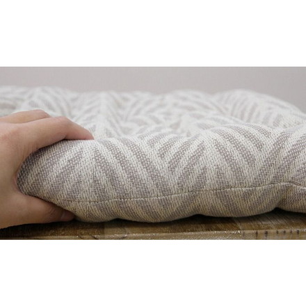 インド綿シートクッション クラック 約40×40cm WH