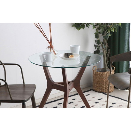 アモール 幅70cm カフェテーブル 丸テーブル リビングテーブル 円型 コーヒーテーブル