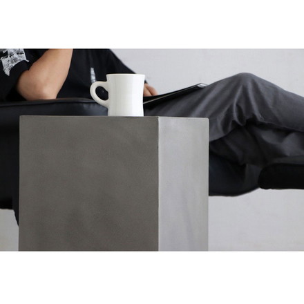 トールテーブル レイジー UP ST 東馬 キューブ家具 グレー サイドテーブル トールタイプ