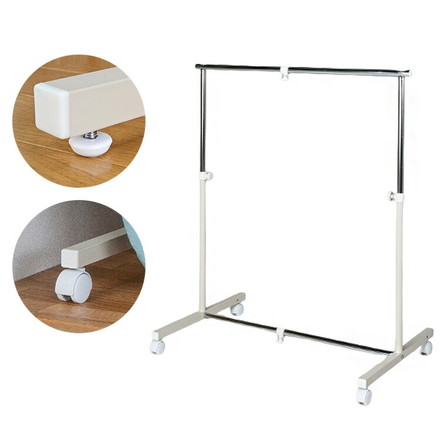 日本製 燕三条 クローゼット下ハンガー 縦横伸縮 押入れハンガーラック スラックスハンガー ズボンハンガー