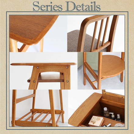 ダイニングテーブル 円形 棚付き 幅90cm 4本脚 アジャスター付き 木製 天然木 丸テーブル カフェテーブル