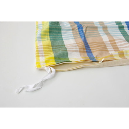 布団カバー 洗える チェック柄 インド綿使用 バジル 掛け布団カバー ピンク シングル