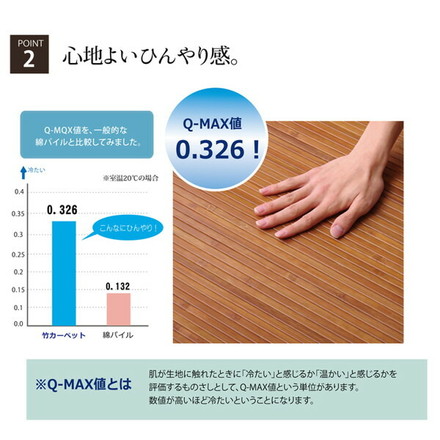 無地 細ひご使用 竹マット 竹王 約70×120cm