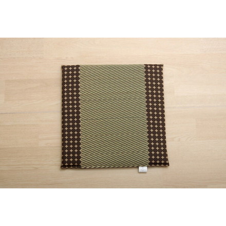 車用クッション カークッション クッション い草クッション 抗菌防臭 消臭 マーブル半Pマチ付シート グリーン