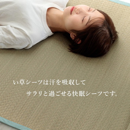 敷きパッド い草 110×200cm セミダブル 日本製 寝具 シーツ 敷きパッド 国産 国産 さらさら 吸汗 調湿