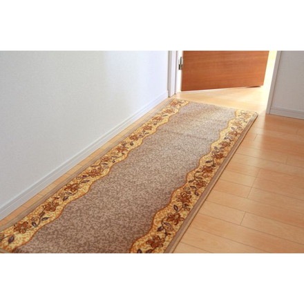 廊下敷 ナイロン100% リーガ 約80×180cm 滑りにくい加工 マット 廊下敷 ファブリック 80×180cm