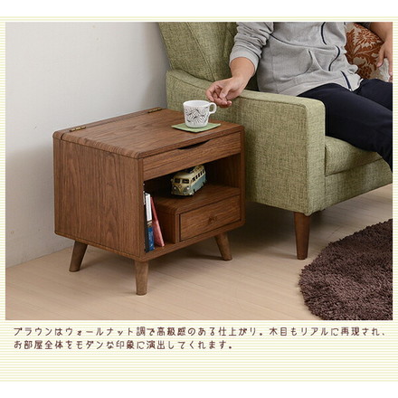 ドレッサー デスク テーブル 化粧台 メイクボックス　Pico series dresser　 ブラウン