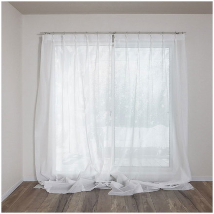 日本製 フリーカットレースカーテン 巾100cm×丈250cm キカ柄 2枚組 自由に長さ変更 ハサミでカット