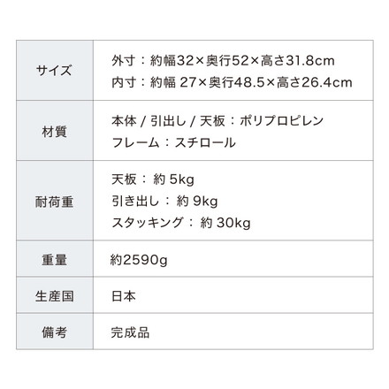 ライクイット クローゼットシステム L CS-D3 オールホワイト