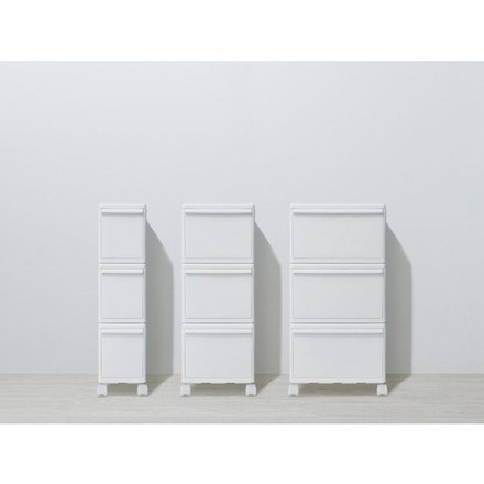 ライクイット 収納ケース 組み合わせて使える収納ケース スリムL 3個組 MOS-04 引き出し 衣装ケース