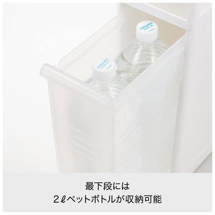 ライクイット ( like-it ) キッチン収納 耐熱木天板 ストッカー ワイド