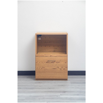 ワイズ 幅60cm レンジ台 日本製 スライド棚 天然木 シンプル キャビネット カウンター 北欧 シンプル 新生活