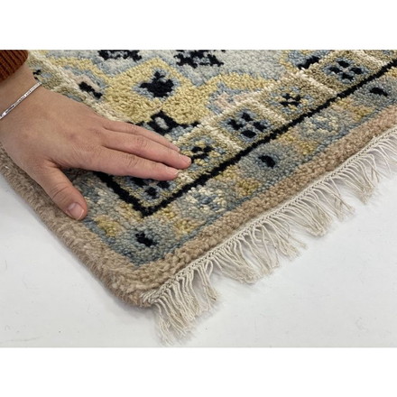 60×90トライバルマットFLOWER インテリア ラグ カーペット ラグマット ラグカーペット リビング 絨毯 玄関マット 玄関