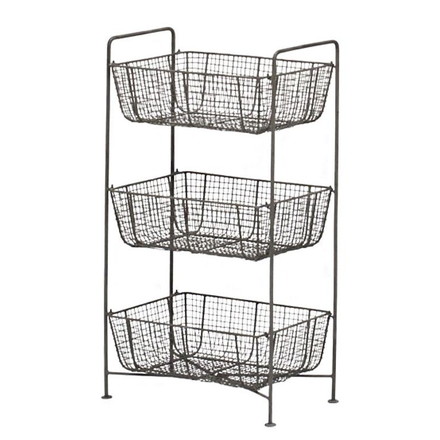 メッシュ3段バスケット ワゴン バスケット 3段 ランドリーラック 洗濯かご 洗濯カゴ 洗濯物入れ 洗濯物カゴ