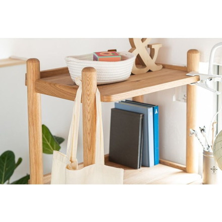 50書棚 パルレ ラック 書棚 ブックシェルフ 本棚 オープンラック 教科書 収納棚 勉強机 スリム 子供部屋