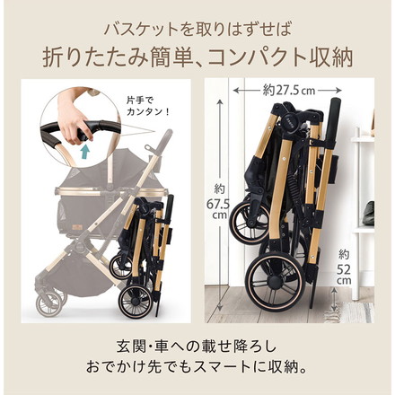 ジェックス OSOTO GRACE RCII ペットカート カート キャリー バスケット取り外し 着脱式 折りたたみ コンパクト バギー ハウス オソト グレース 通院 お出かけ お散歩 旅行 犬用 小型犬 猫用 多頭 GEX シュクレ