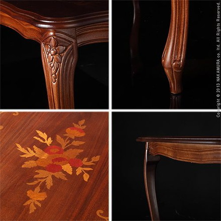 イタリア製 ヴェローナ クラシック コーヒーテーブル 幅100 長方形 四角形 奥行き50.5 100×50.5