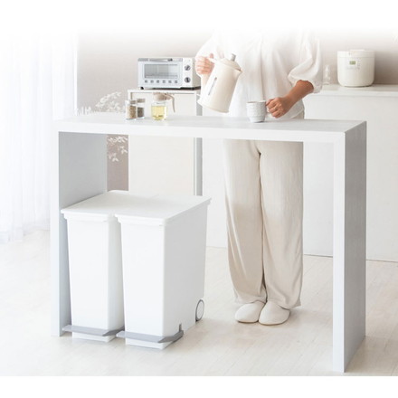 高さ90cm シンプルカウンターテーブル 幅120cm 奥行き40 Visage Neo ブラック