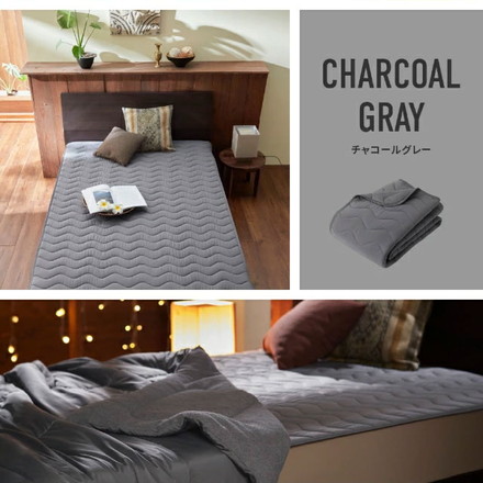 敷パッド 接触冷感 シングル セミダブル ダブル リバーシブル敷きパッド 超ひんやり冷感 コットンパイル 長く使える ミントグリーン シングル