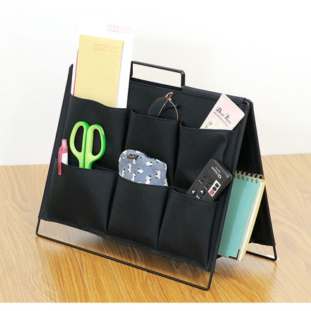 収納ボックス フロアーラック ツールタイプ ブラック ベストコ 収納スタンド ポケット付き 便利 コンパクト はがき 手紙 郵便物 一時保管 PC パソコン タブレット リモコン 収納ケース 軽量 持ち運び