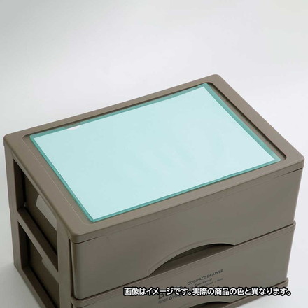 ベストコ 書類 小物 収納ケース A4 引き出し 卓上 2段 ブラック MA-4131 Boiteリビング