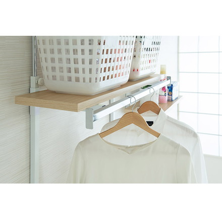 別売りハンガー棚 幅89.5cm 取付金具セット マリンナチュラル 本体別売り オープンラック 壁面ラック 棚