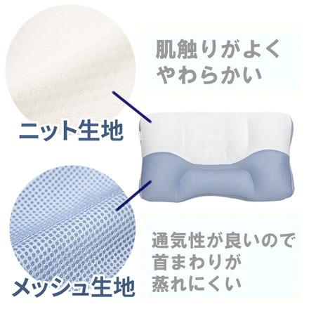 自分の寝心地に合わせてぴったりフィットする枕 肩 頸椎 安定 横向き寝枕 仰向き寝枕 （38cm×58cm） 高さ調節