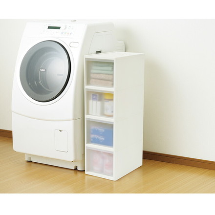 リセ ミドルストッカー 幅26cm 引出し4段 M4 日本製 JEJ ジェイイージェイ すき間収納 隙間 収納ボックス