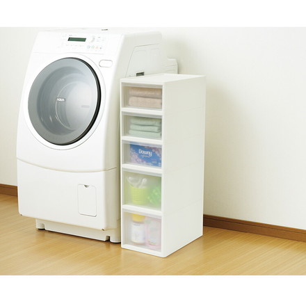 リセ ミドルストッカー 幅26cm 引出し5段 S3M2 日本製 JEJ ジェイイージェイ すき間収納 隙間