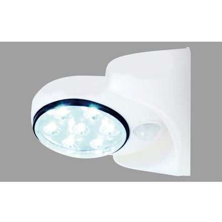 セーブ・インダストリー 7LED マルチセンサーライト 電池式 防水規格IPX4 センサーライト 防犯ライト