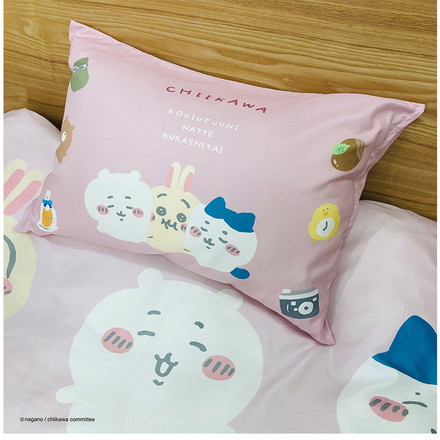 ちいかわ 布団カバー 2点セット 掛け布団カバー 枕カバー ちいかわ ハチワレ ウサギ まくらカバー 寝具