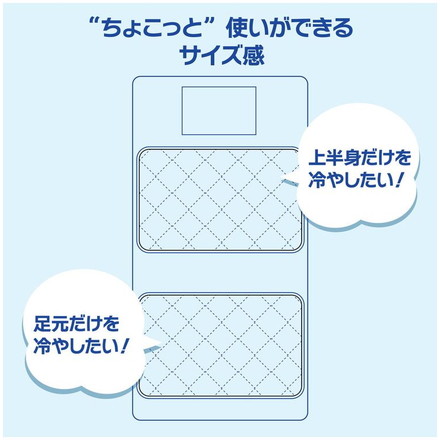 ちょこっと敷パッド アナと雪の女王 敷きパッド 100×65cm 滑り止め加工 接触冷感シリーズ ディズニー