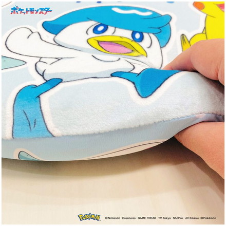 冷感シートクッション ポケモン 円形 クッション マイクロ生地 ふんわり 通年使用可 接触冷感シリーズ pokemon