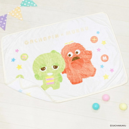 ひざ掛け ガチャピンムック キャラクター こども ジュニア 子ども キッズ プレゼント 贈り物 ギフト