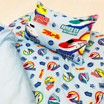 ジュニア敷布団カバー プラレール 乗り物 キャラクター 子供 こども ジュニア 子ども キッズ