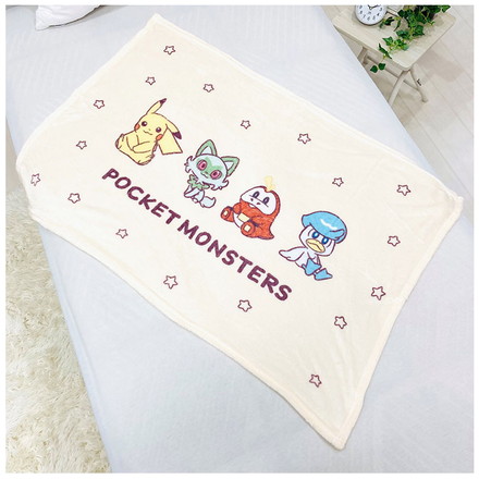 ひざ掛け ポケモン パルデア ピカチュウ カビゴン キャラクター こども ジュニア 子ども キッズ