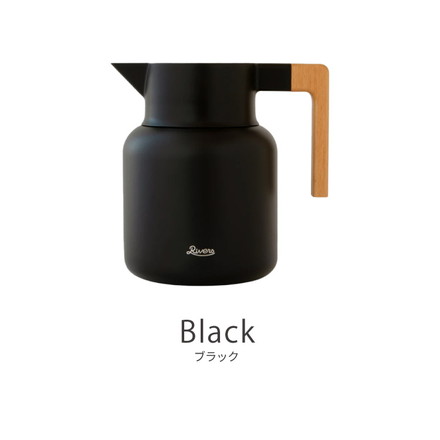 リバーズ サーモジャグキート 1600ml 1.6L 卓上ポット 魔法瓶 ポット Rivers ブラック
