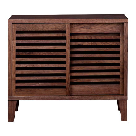 チェスト 国産 幅80cm 格子 ウォールナット 引き出し 可動棚 収納 高脚15cm サイドボード 日本 和風